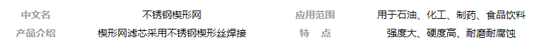 不銹鋼楔形網(wǎng)濾芯的優(yōu)勢_http://www.iso900.cn_新聞資訊_第1張